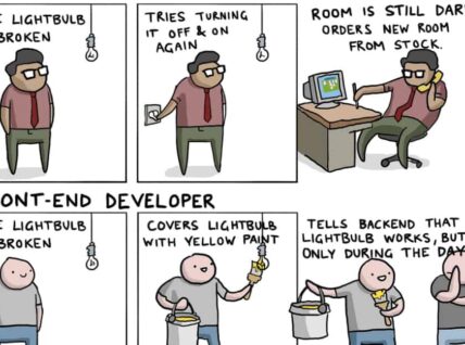 IT Jobs Explained With A Broken Lightbulb