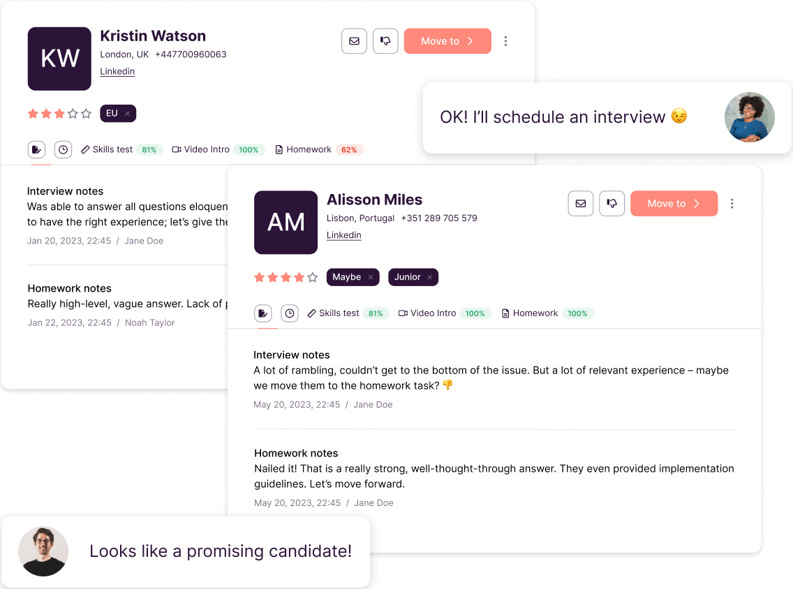 Have a single place for hiring insights