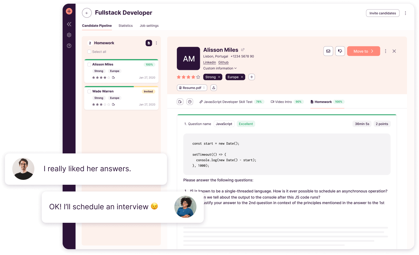 Reduce the risk of mishires