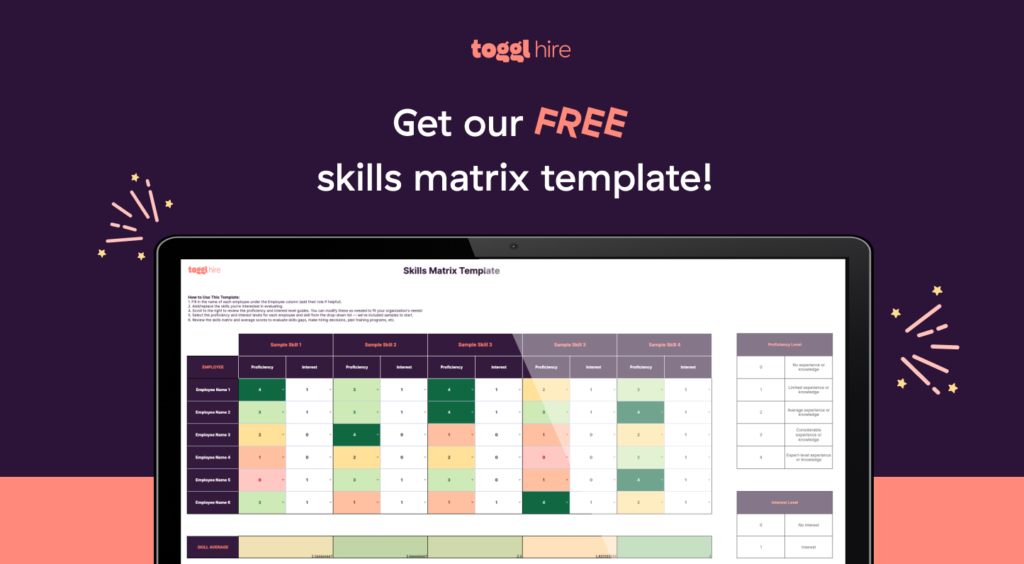 Free skills matrix template