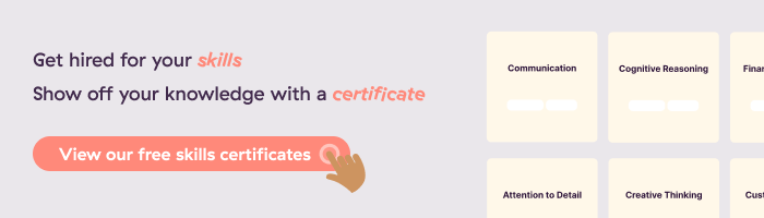 Earn skills certificates