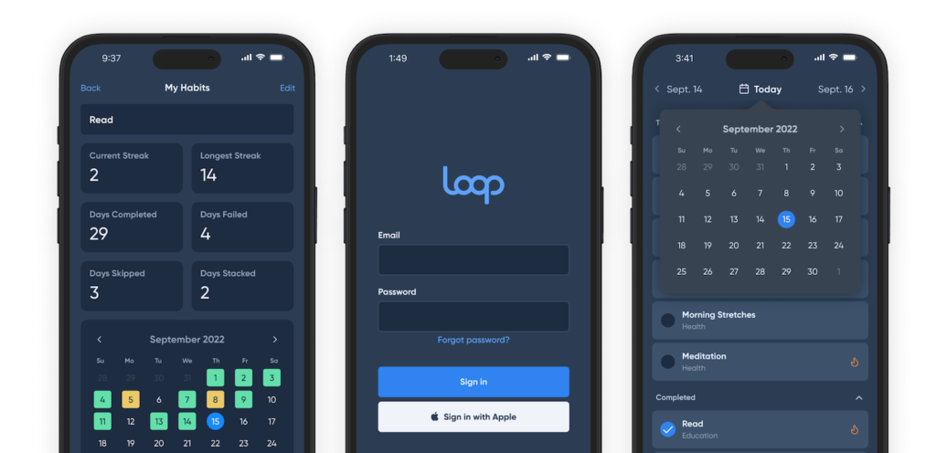 Loop habit tracking app