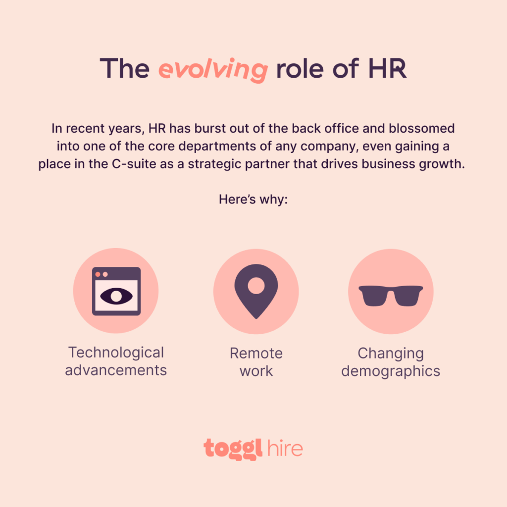 The evolving role of HR