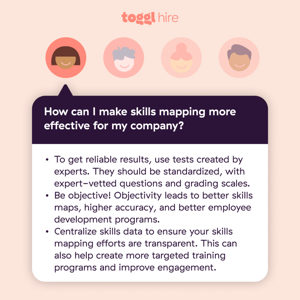 Tips for better skills mapping
