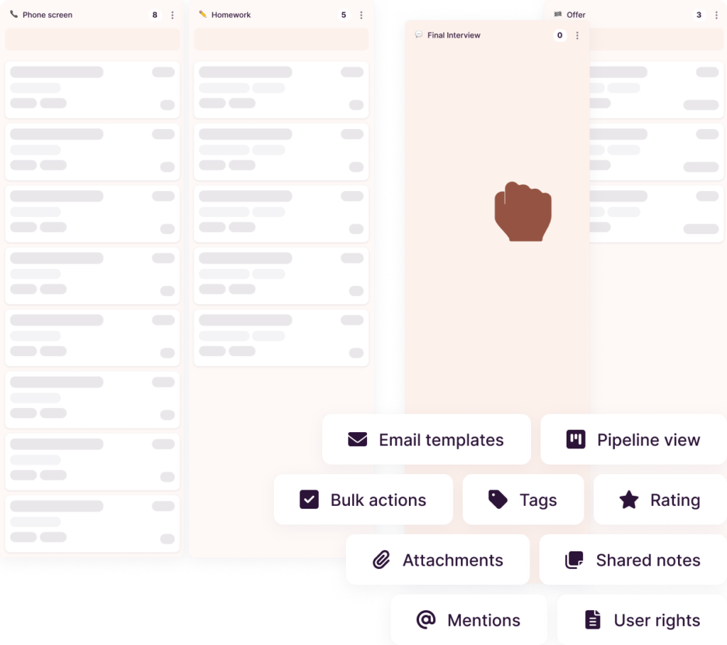 Toggl Hire candidate pipeline